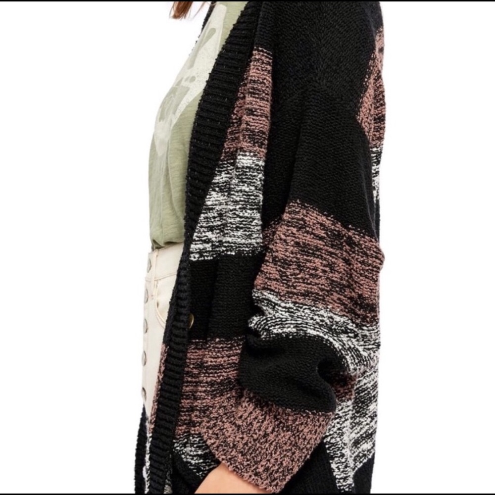 Free People Southport Beach Cardi in Blushes Combo - Picture 8 of 14